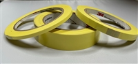 TAPE 3M #1318 1-MIL YELLOW  1/4"