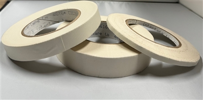 INTERTAPE #4616 WHITE GLASS TAPE, 1/4"